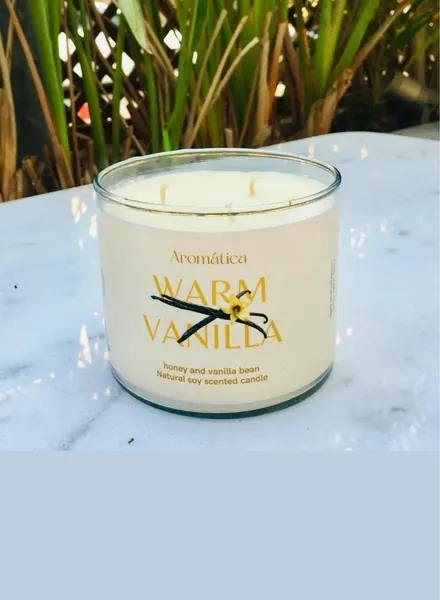 Large Vanilla Scented Candle